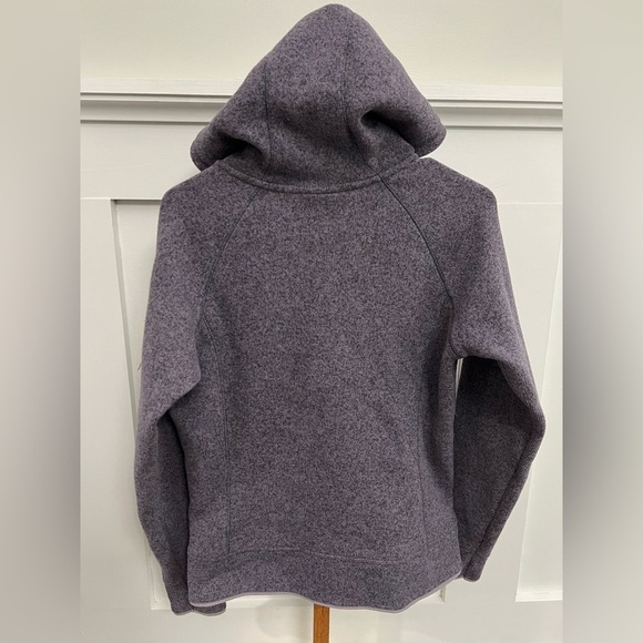 The North Face Heathered Gray/Purple Half-Zip Pullover Hoodie Women’s sz Med - Picture 7 of 7